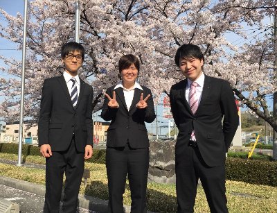3人桜